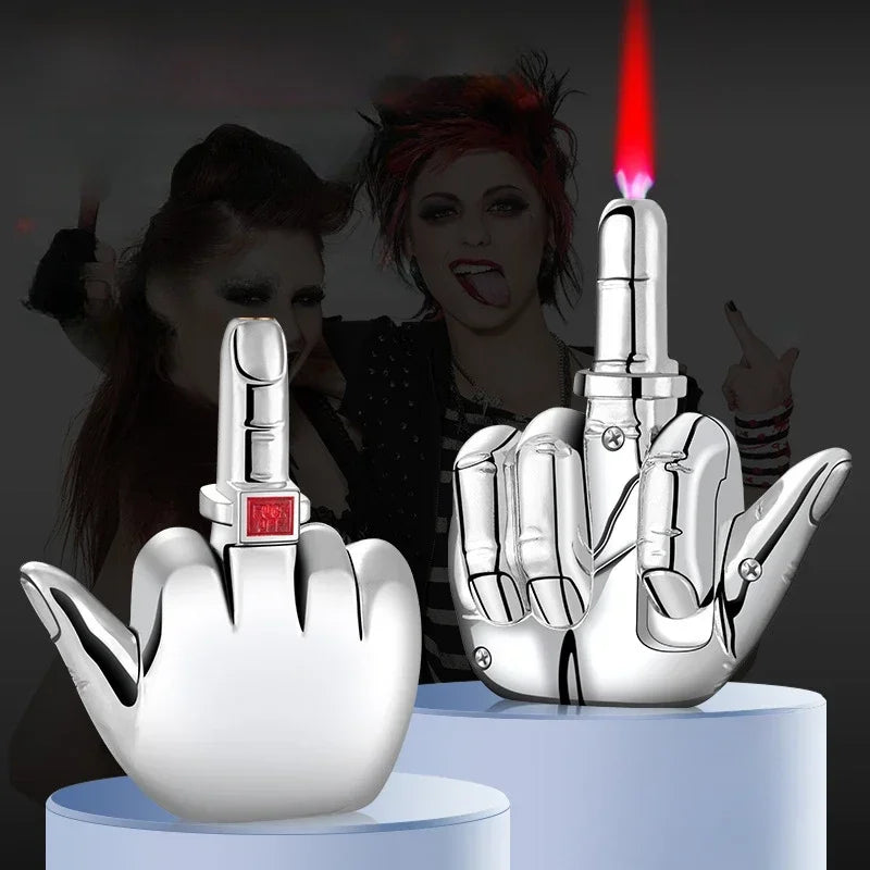 Funny Middle Finger Torch Lighter with f *ck You Voice