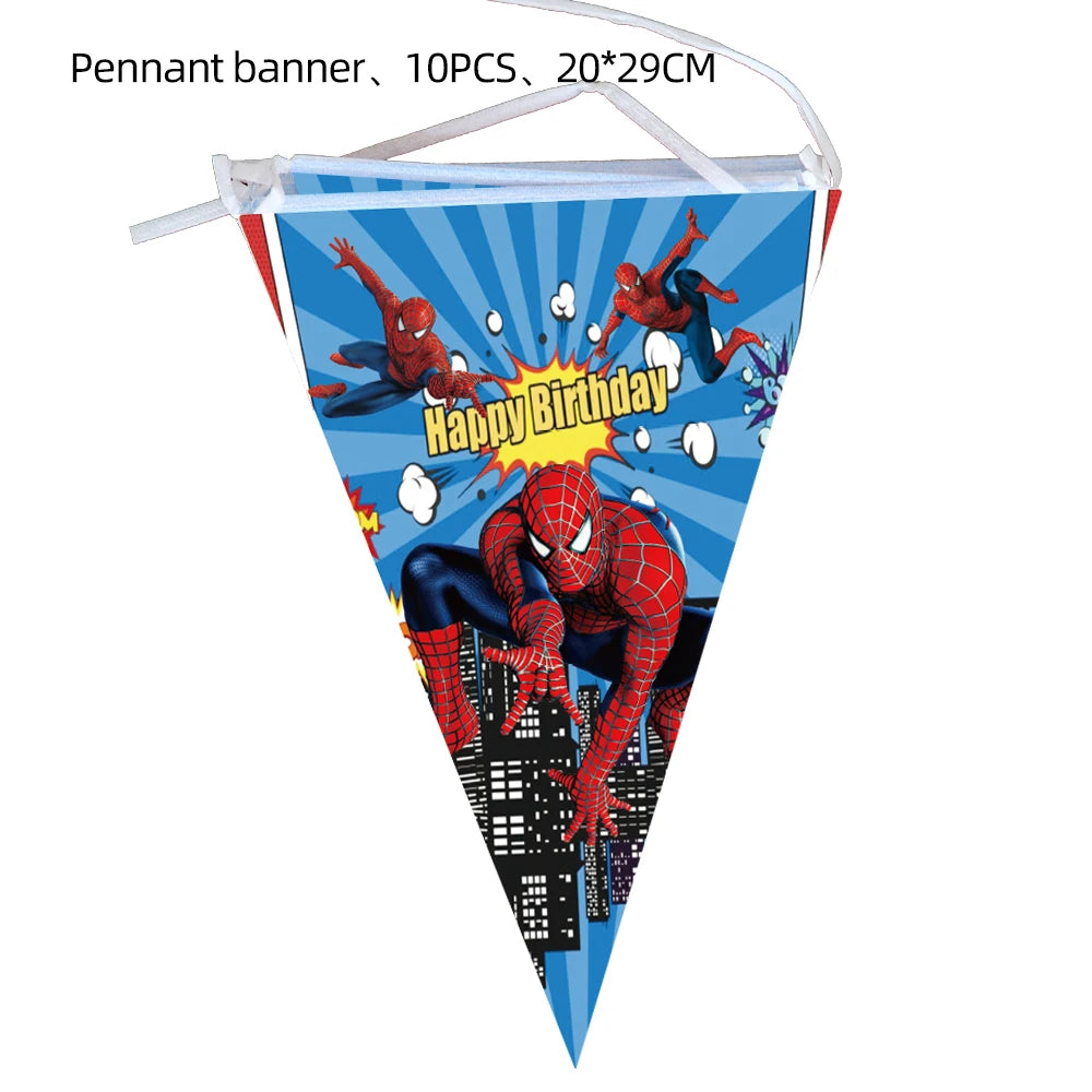 New Spiderman Theme Birthday Party Decorations