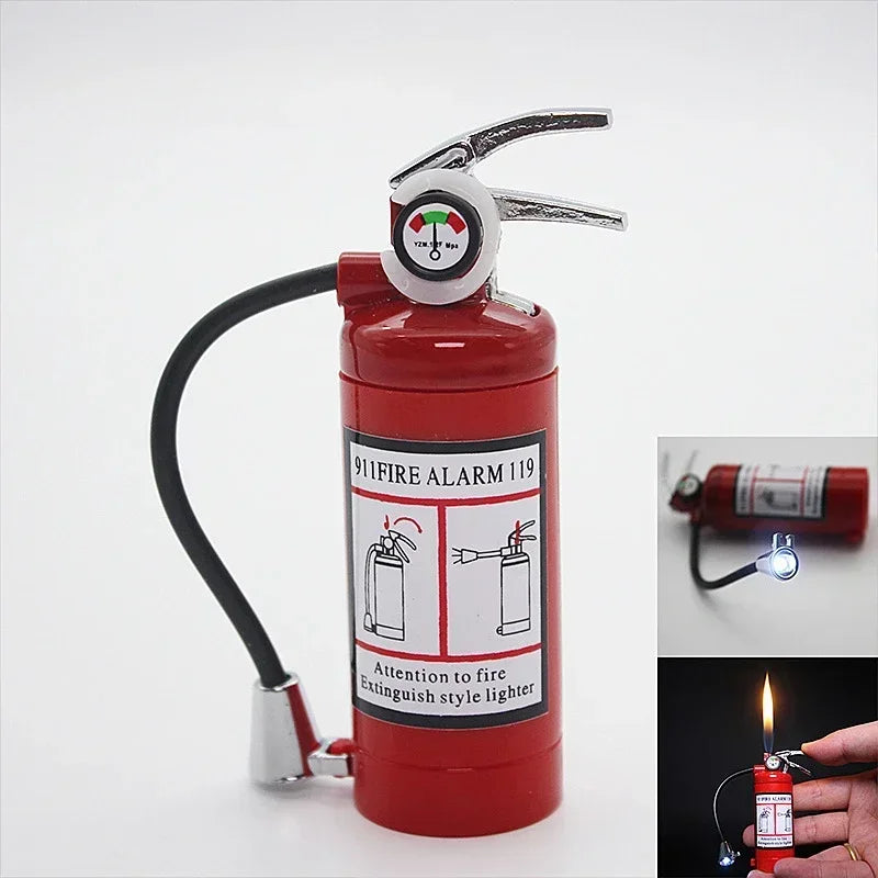 Fire Extinguisher Torch Lighter with Flash Light Refillable