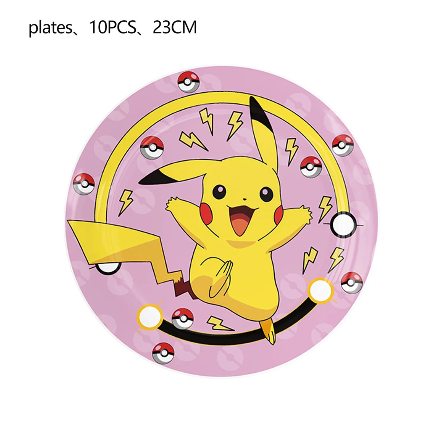 Pokemon Birthday Party Decor Disposable Tableware