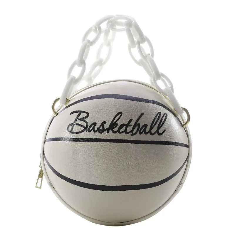 Basketball Shaped Small Handbag