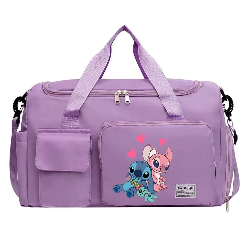 Disney Stitch Travel Bag Large Capacity