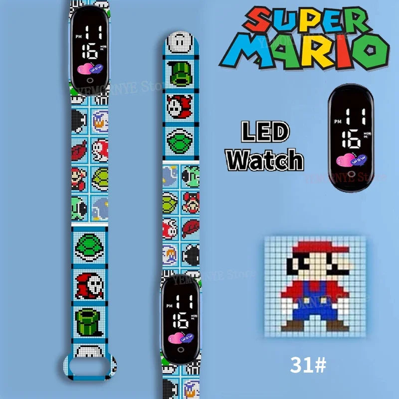 Mario Bros  Waterproof Digital Watch