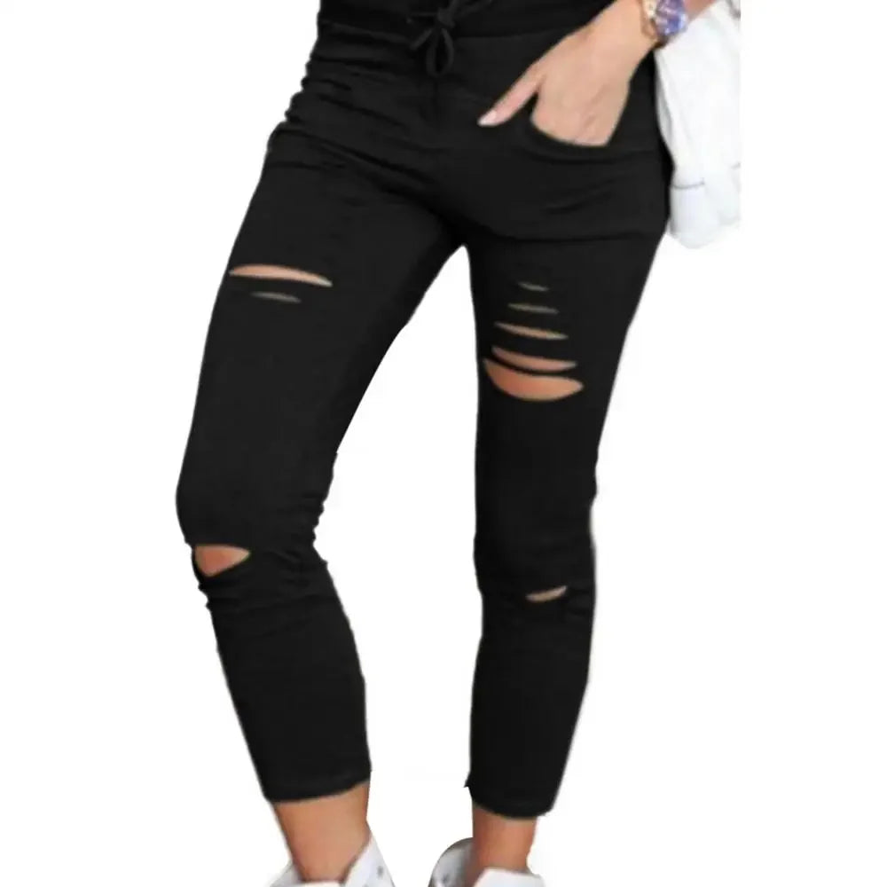 Cargo Pants Women  Slim High Waiste