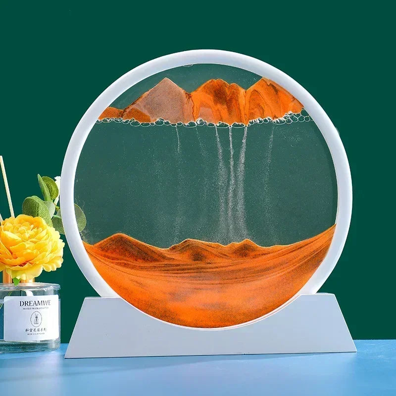 3D Moving Sand Art   Deep Sea Sandscape Hourglass