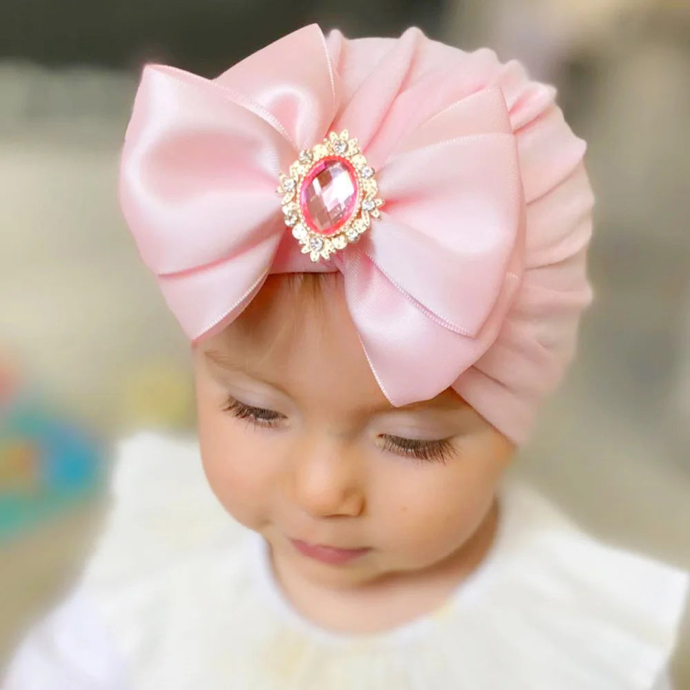 Newborn Girls Bowknot Diamond