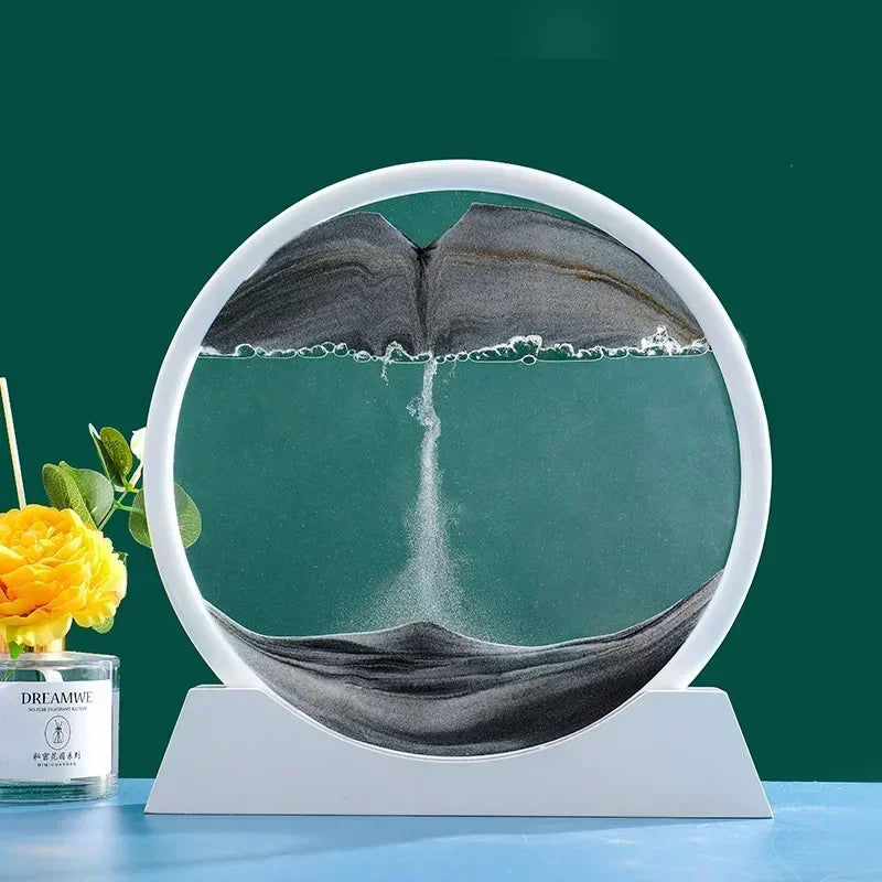 3D Moving Sand Art   Deep Sea Sandscape Hourglass