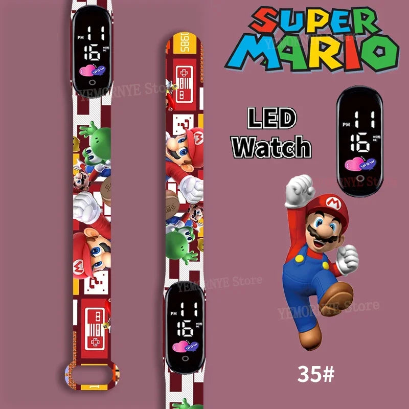 Mario Bros  Waterproof Digital Watch