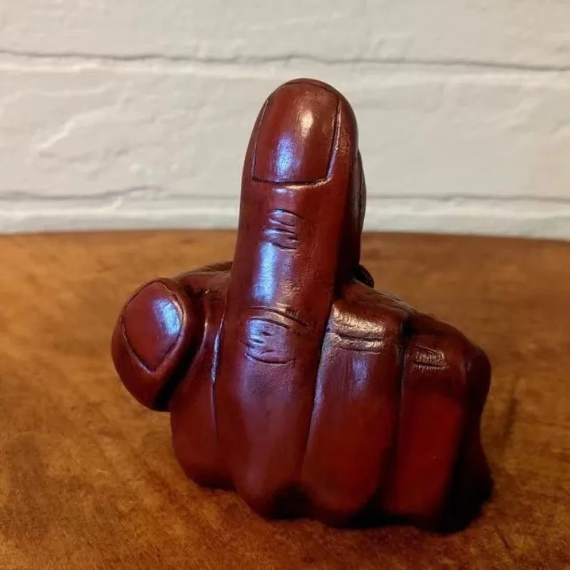 Middle Finger LAUGHING BUDDHA Sculpture