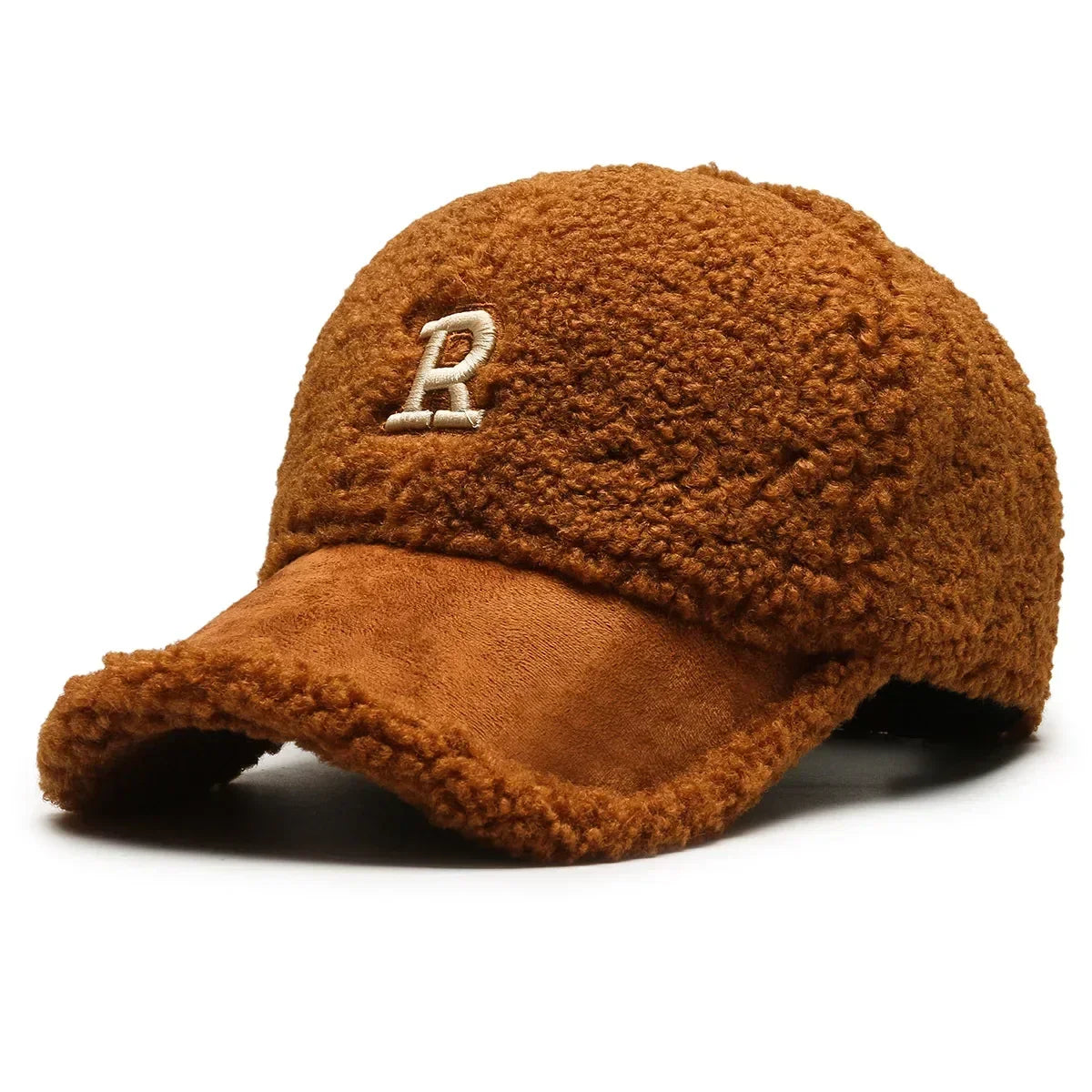 Trendy Lambswool Baseball Cap