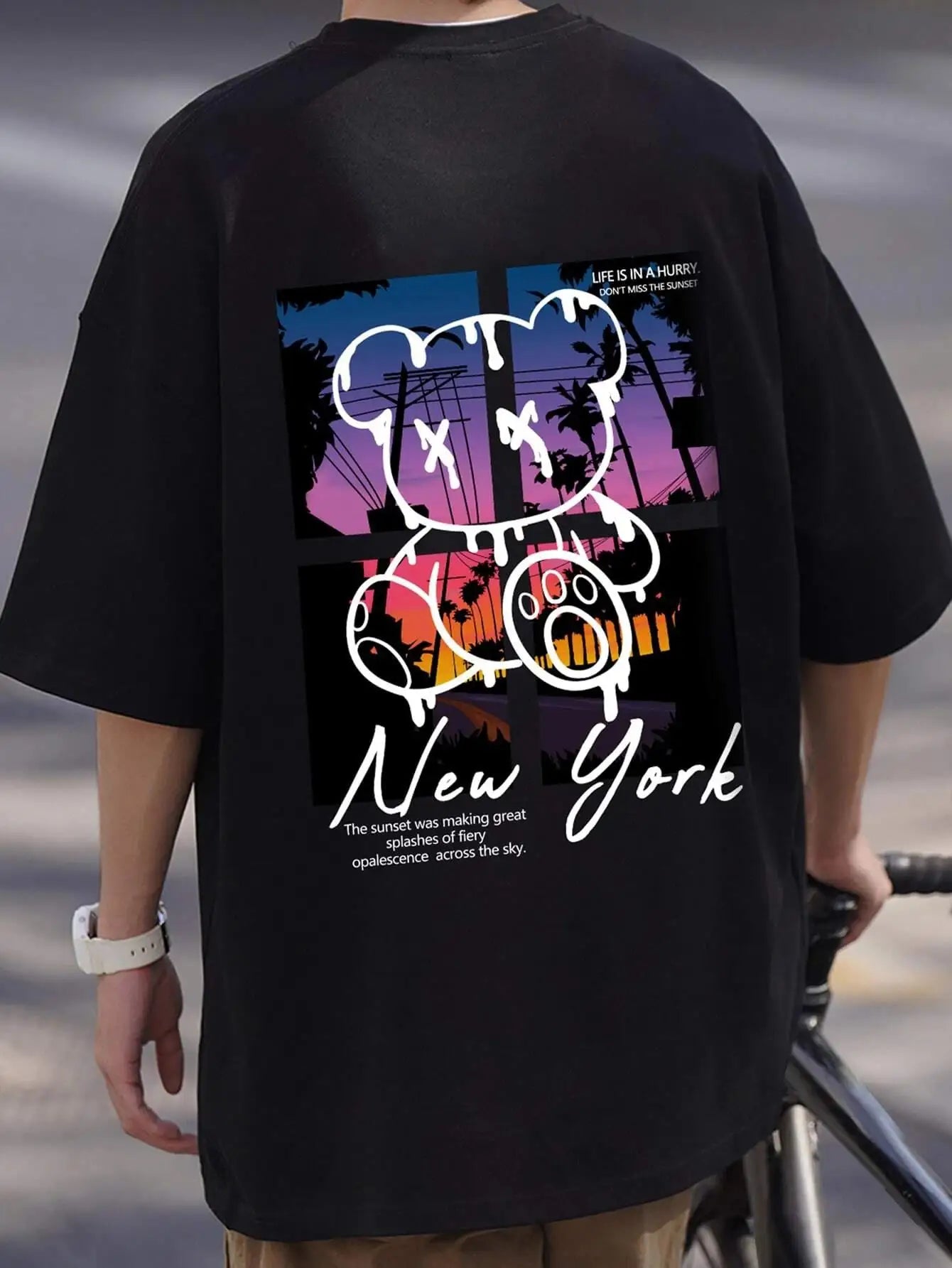 New York Design T Shirts Men