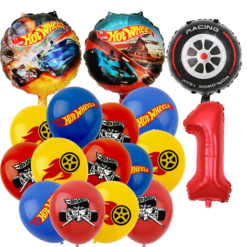 Hot Wheels Car Birthday Party Decoration