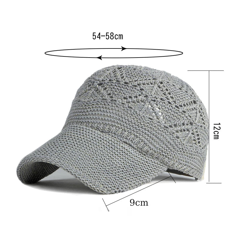 Women Baseball Cap Breathable