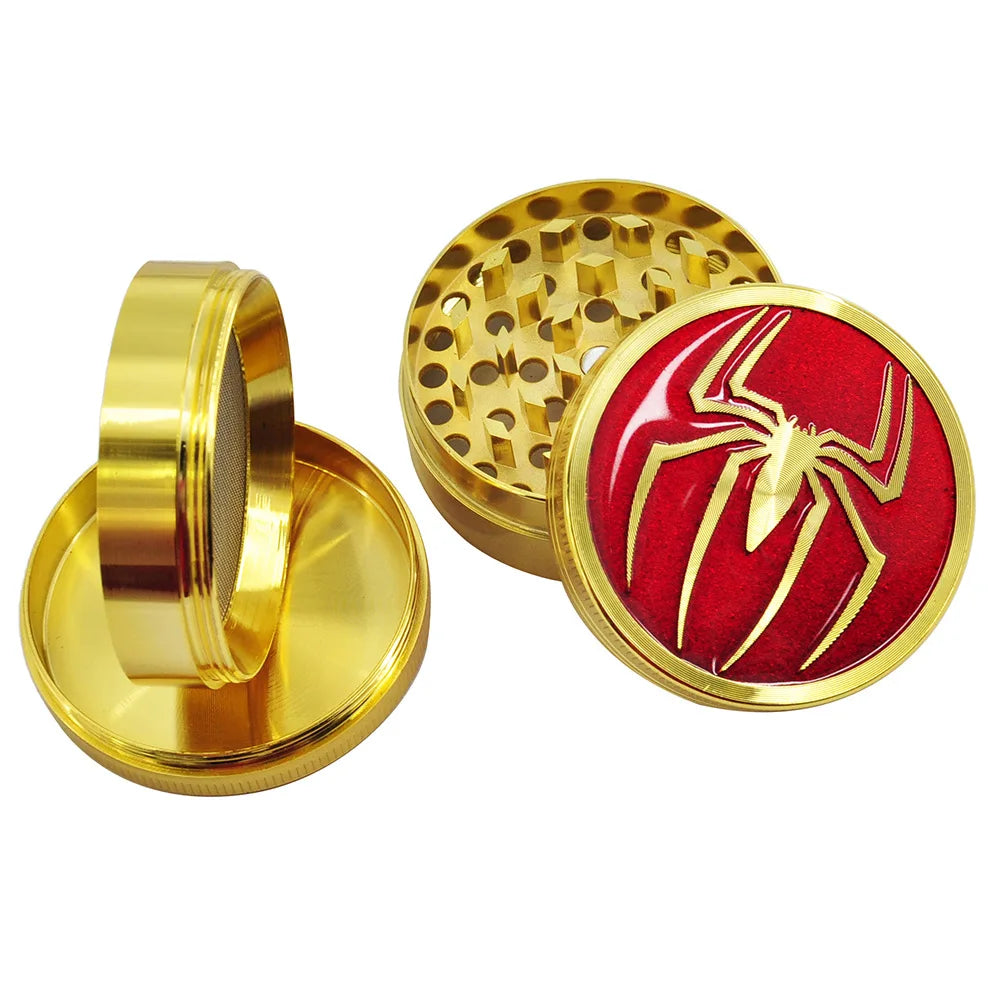 Gold Spider 4-layer 50MM Metal  Herb Grinder