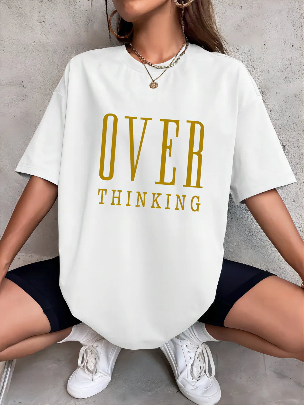 Over Thinking   Short Sleeve  Casual T-Shirt