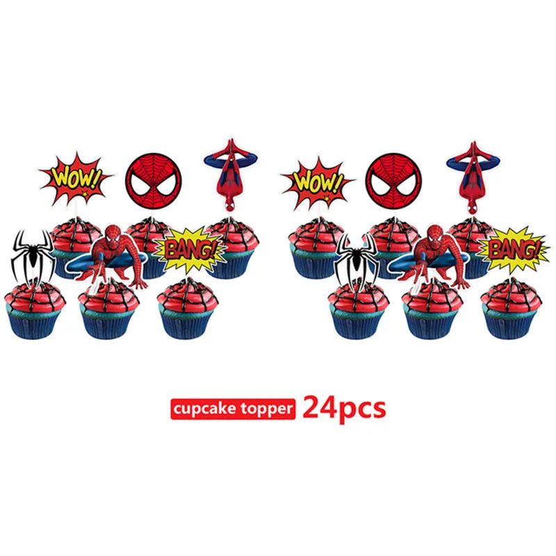 New Spiderman Theme Birthday Party Decorations