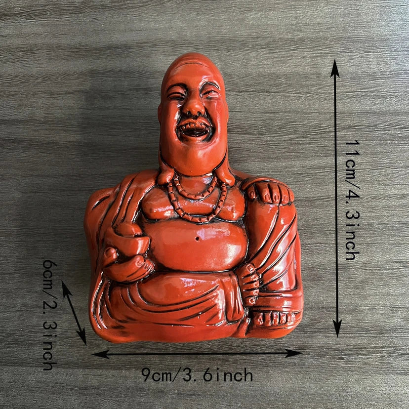 Middle Finger LAUGHING BUDDHA Sculpture