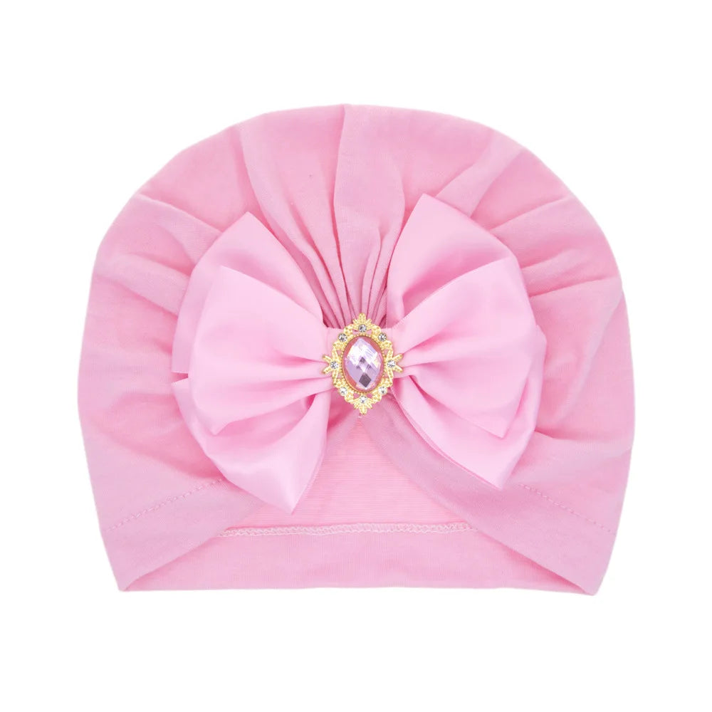 Newborn Girls Bowknot Diamond