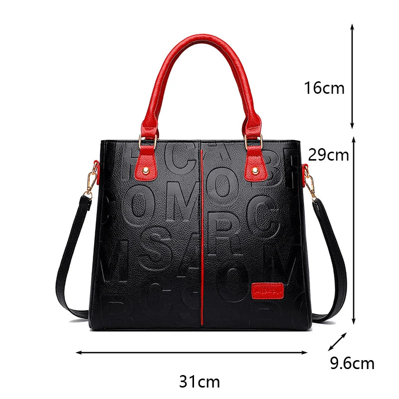 PU Leather Casual Crossbody Bag