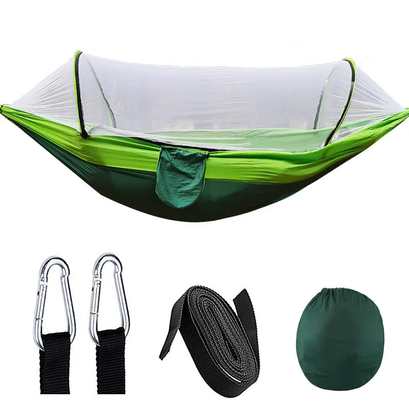 Outdoor Camping Hammock With Mosquito Net Lightweight