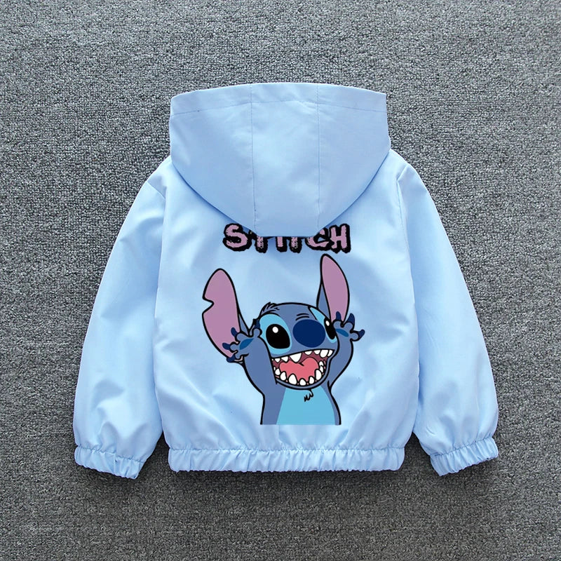 Lilo and Stitch Children Girls Hooded Jacket