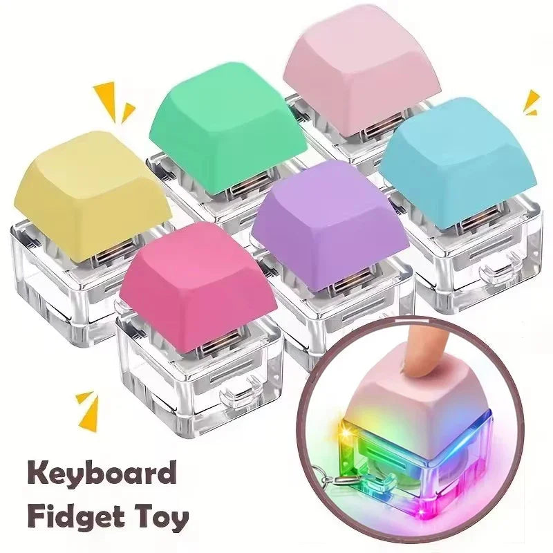 LED  Stress Relief  Fidget Keychain