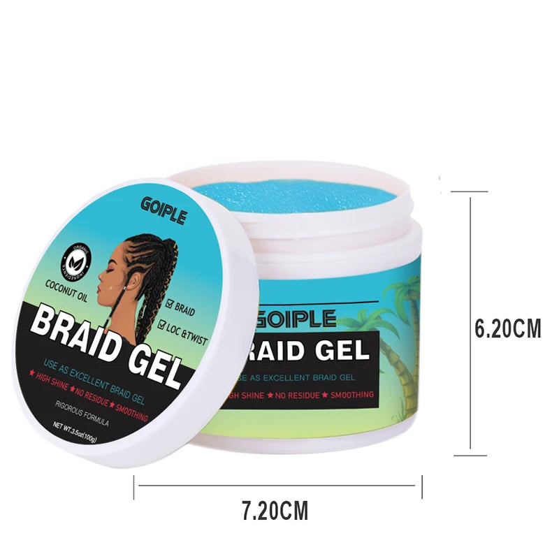 GOIPLE Smooth Shiny Hair braiding gel Extra Hold