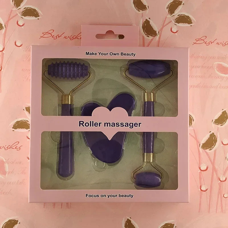 3pcs Set Resin Roller Massager