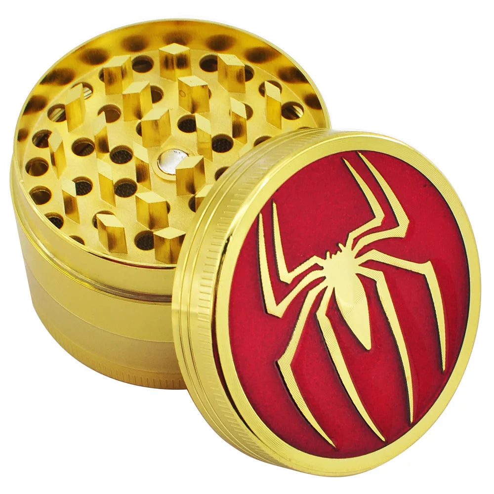 Gold Spider 4-layer 50MM Metal  Herb Grinder