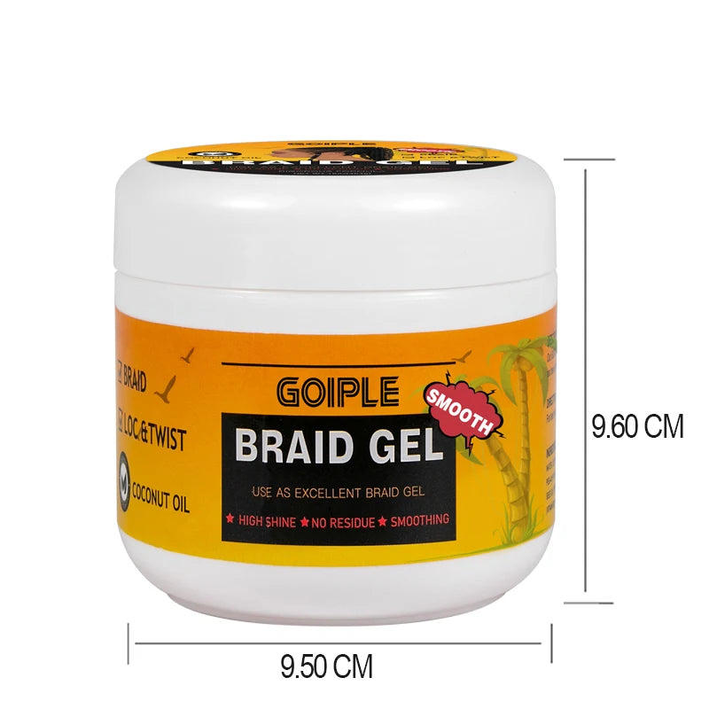 GOIPLE Smooth Shiny Hair braiding gel Extra Hold