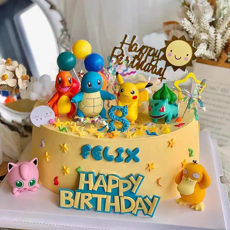 13PCS/SET Pikachu Cake Topper