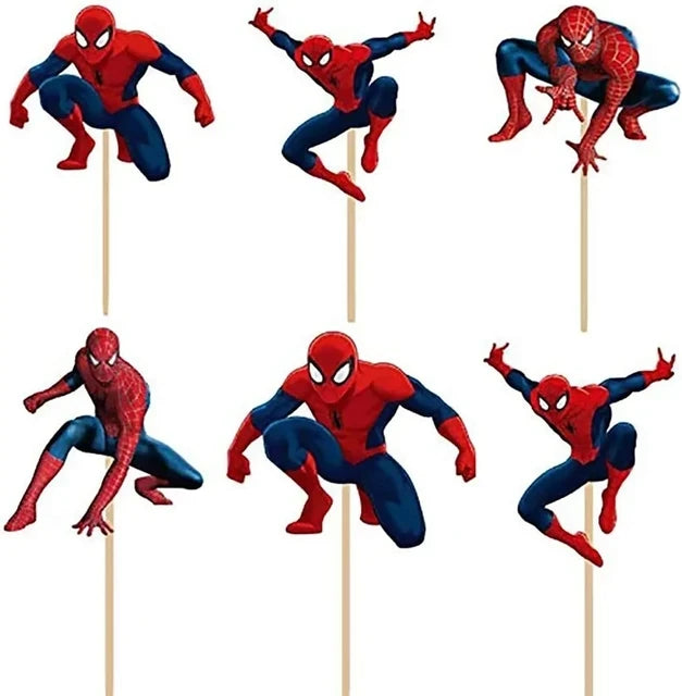 Spiderman Cake Toppers