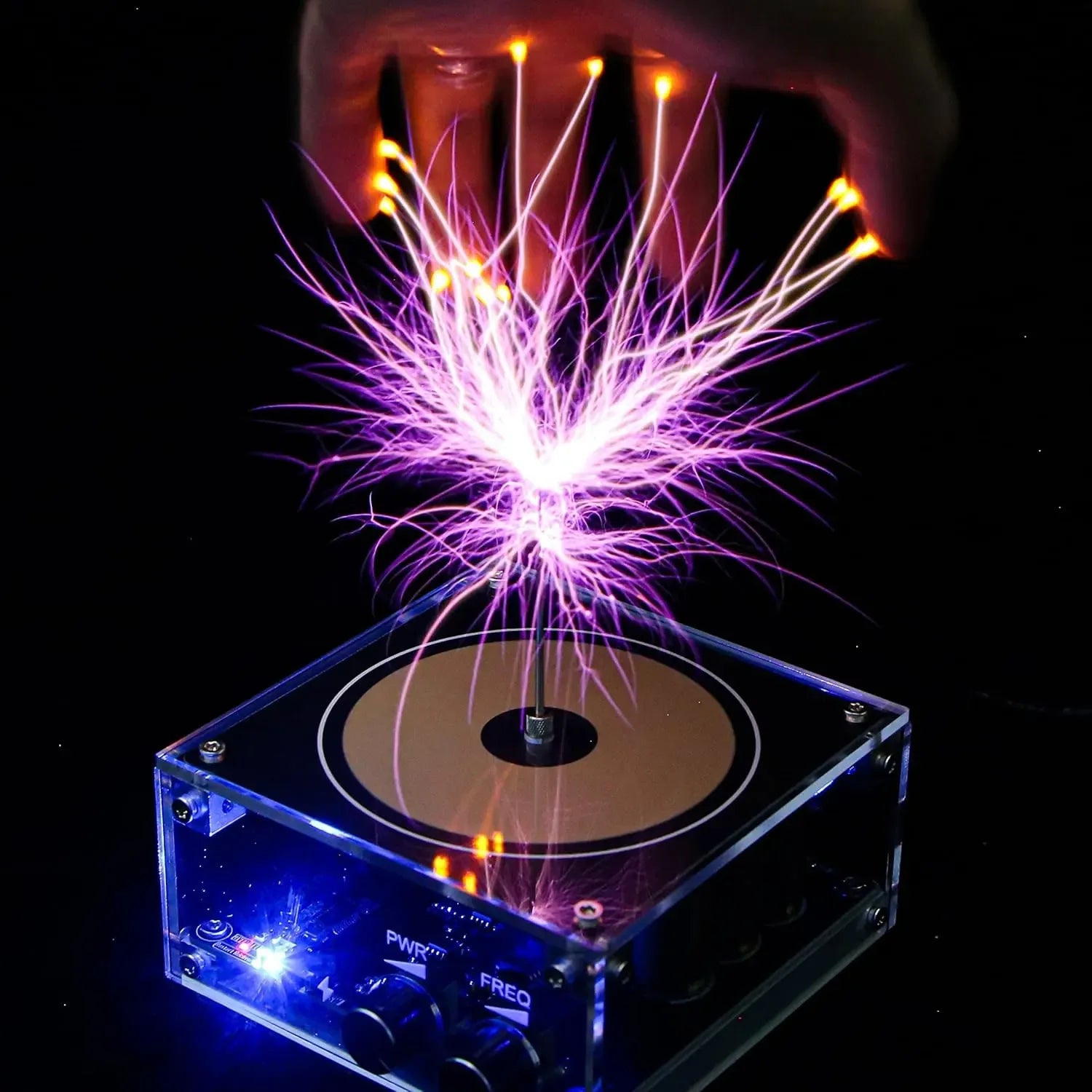 NEW Music Tesla Coil Bluetooth/AUX Dual Mode Music Box Artificial Lightning