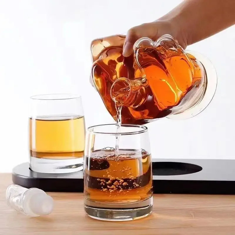 Middle Finger Glass Decanter