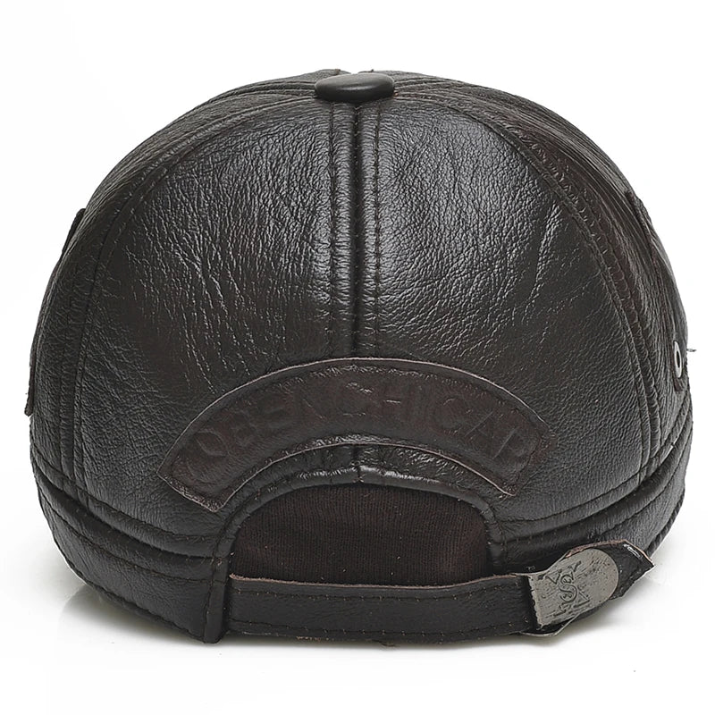 2025 New Style Leather Baseball Cap