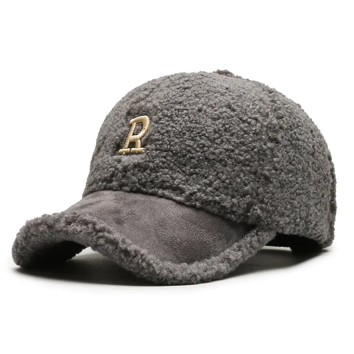 Trendy Lambswool Baseball Cap