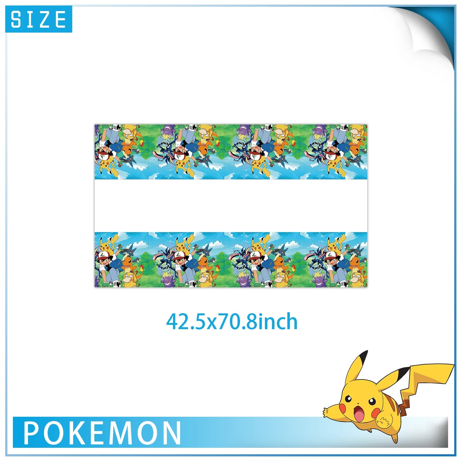 Pokemon Birthday Party Decor Disposable Tableware