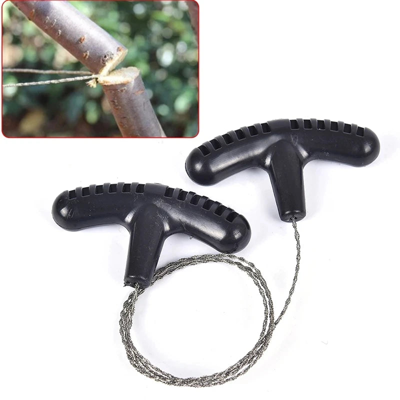 Manual Hand Steel Rope Chain Saw Portable  Emergency Survival Tools Steel