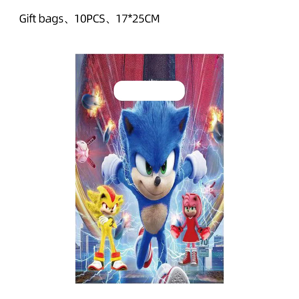 New Cartoon Sonics Birthday Party Decorations