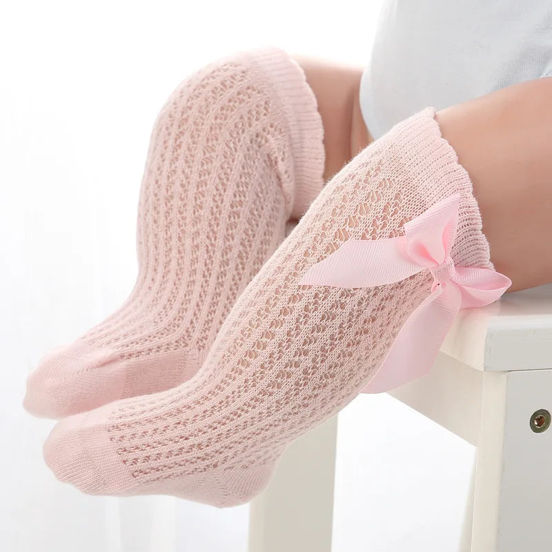 Baby Girls  Mesh Knee Socks