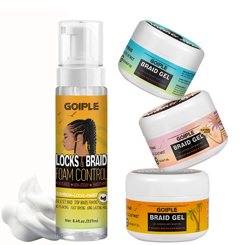 GOIPLE Smooth Shiny Hair braiding gel Extra Hold