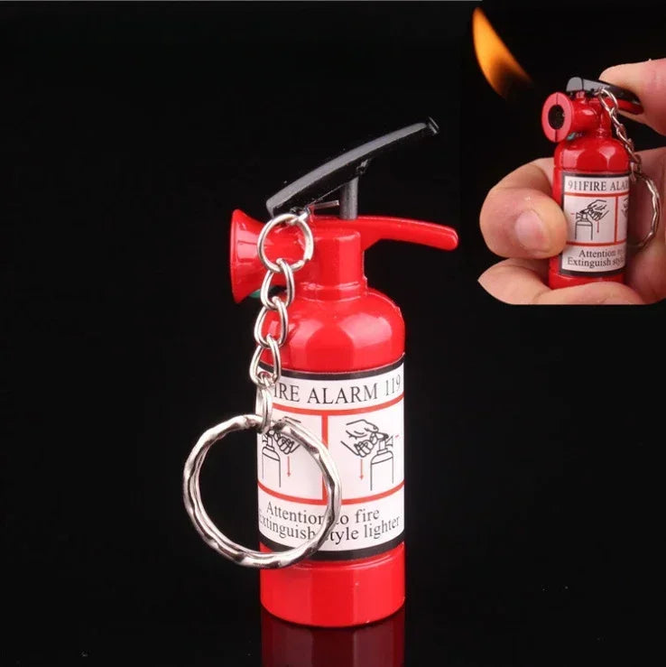 Fire Extinguisher Torch Lighter with Flash Light Refillable