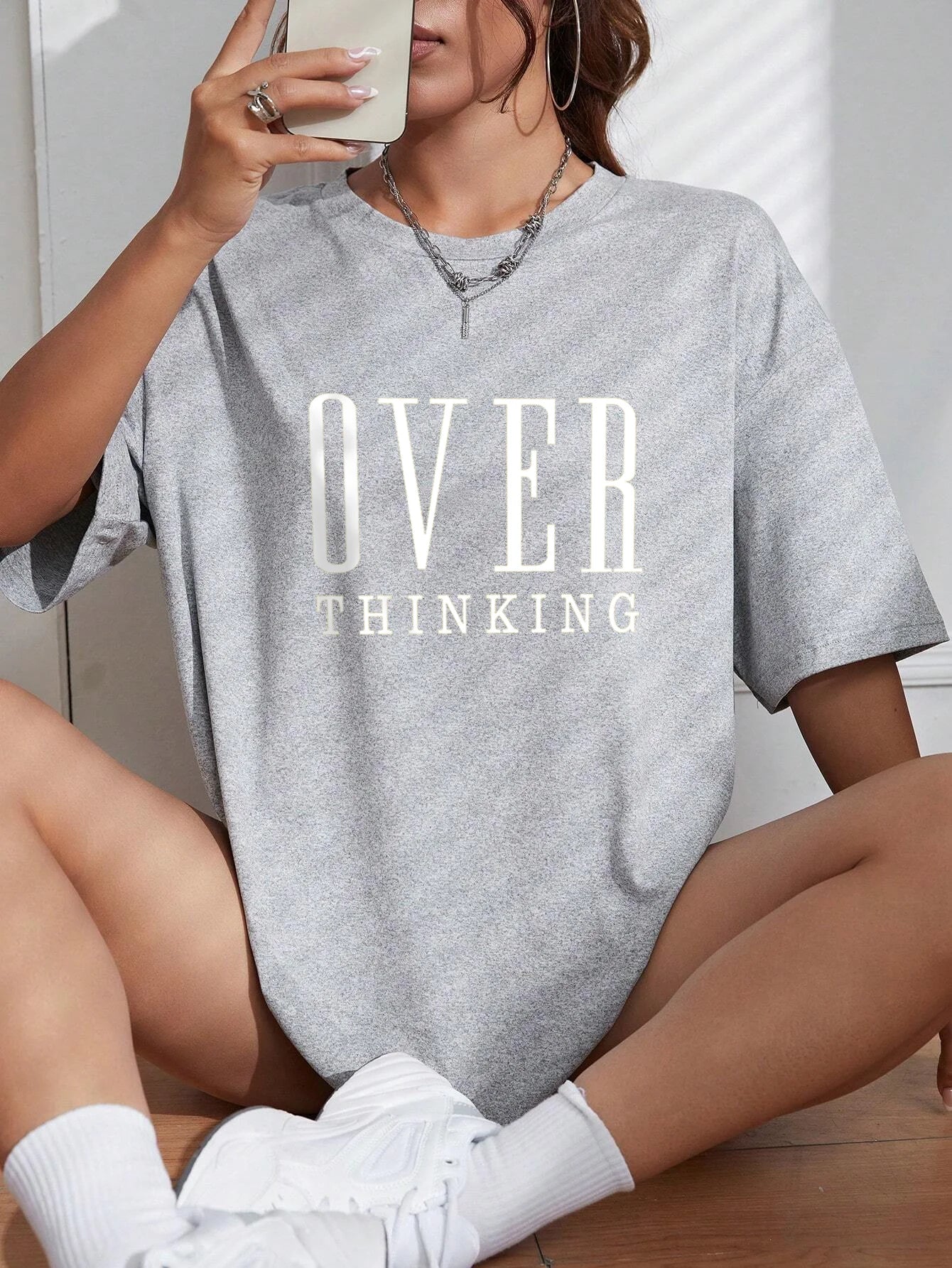 Over Thinking   Short Sleeve  Casual T-Shirt