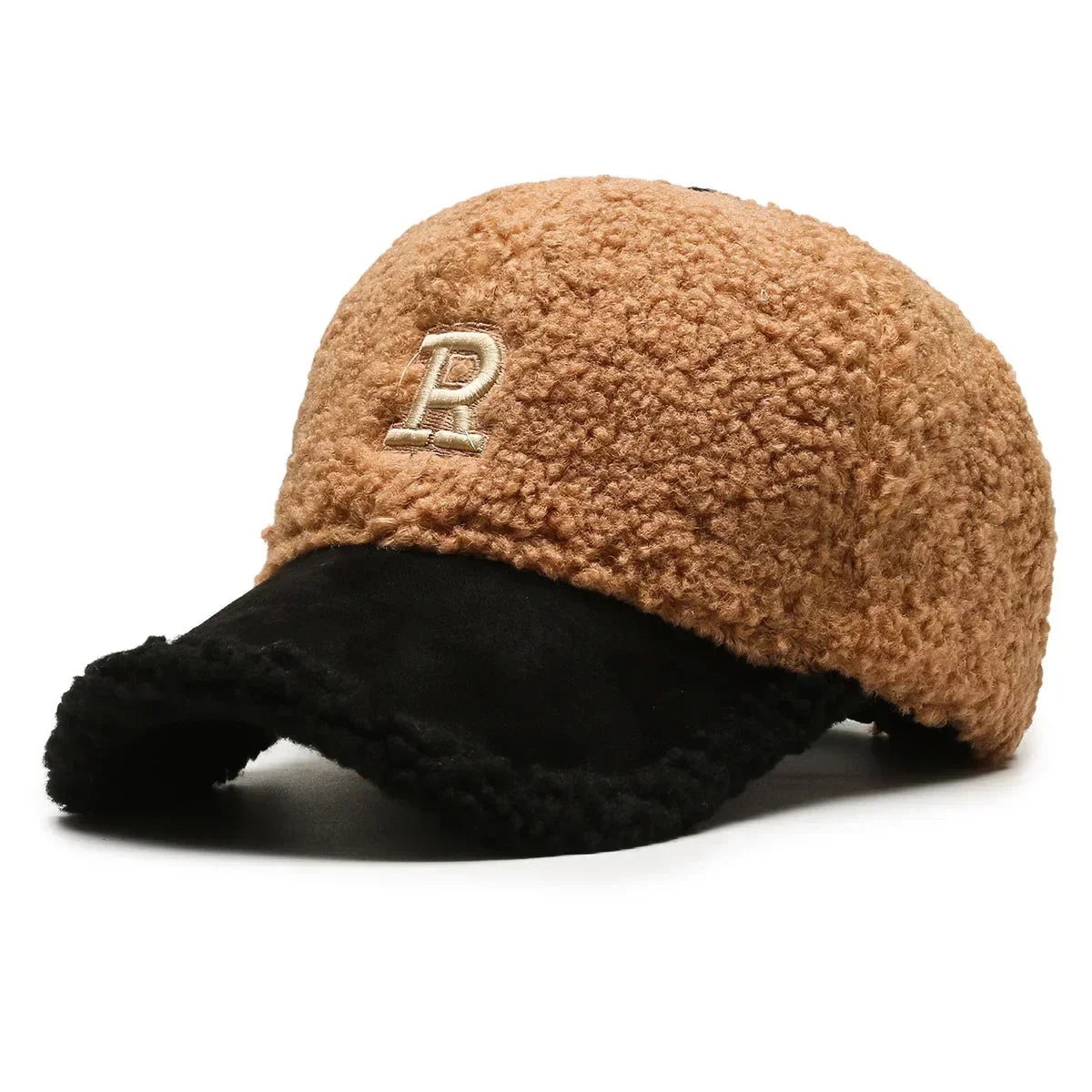 Trendy Lambswool Baseball Cap