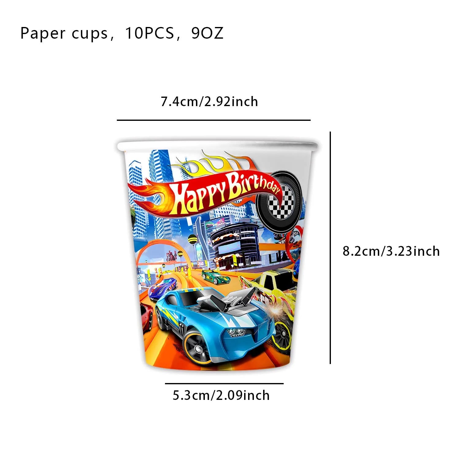 Hot Wheels Car Birthday Party Decoration