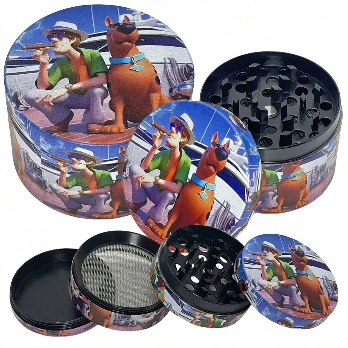 50mm Metal Herb Grinder 4-Layers