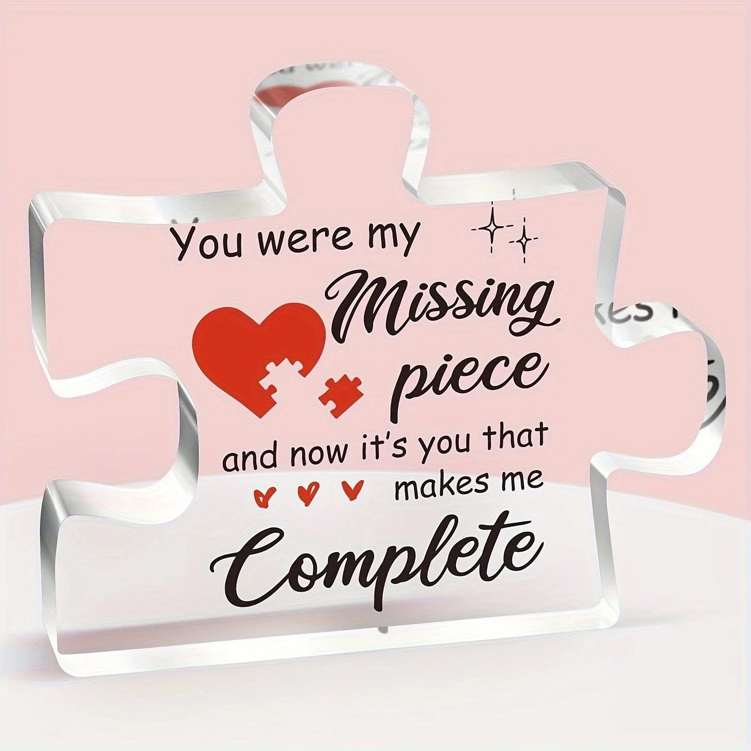 Puzzle-Shaped Acrylic Gift