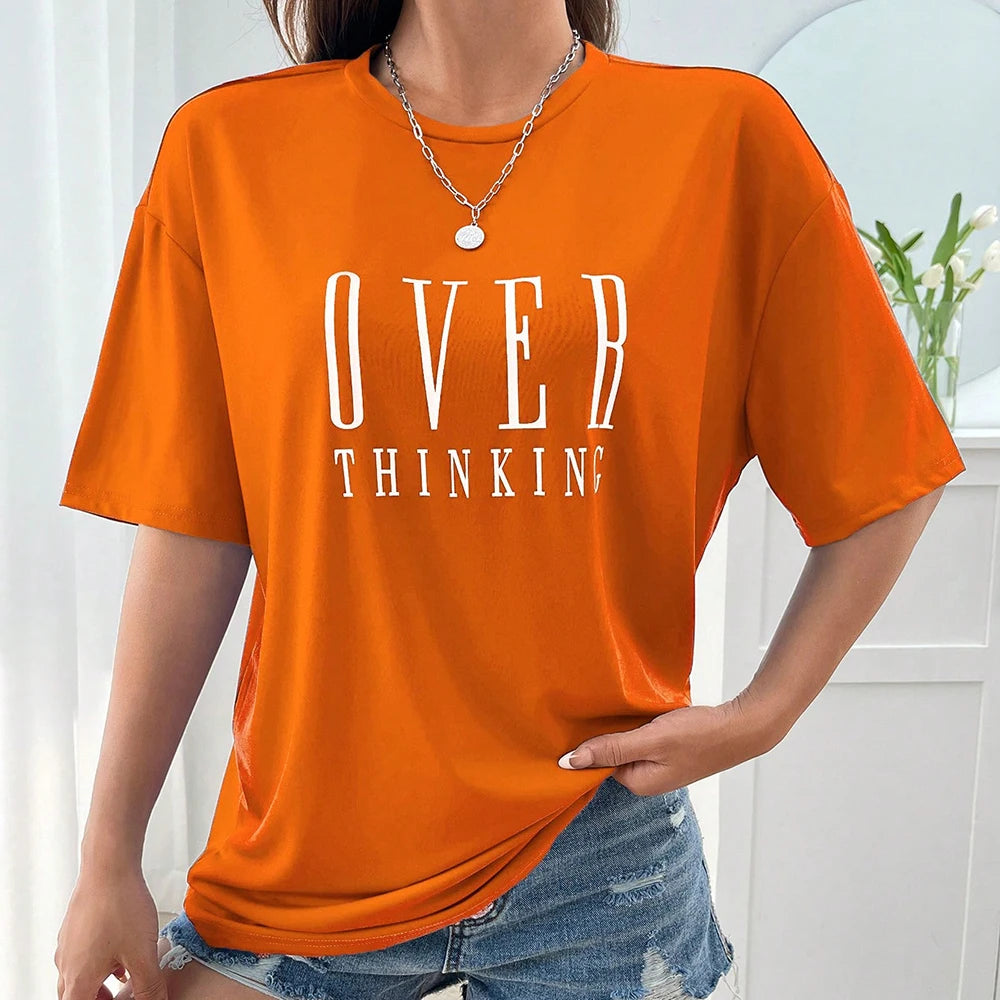 Over Thinking   Short Sleeve  Casual T-Shirt