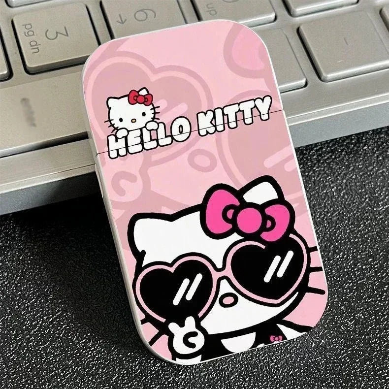 Kawaii Kitty  Windproof Pink Flame  Refillable Butane Lighters