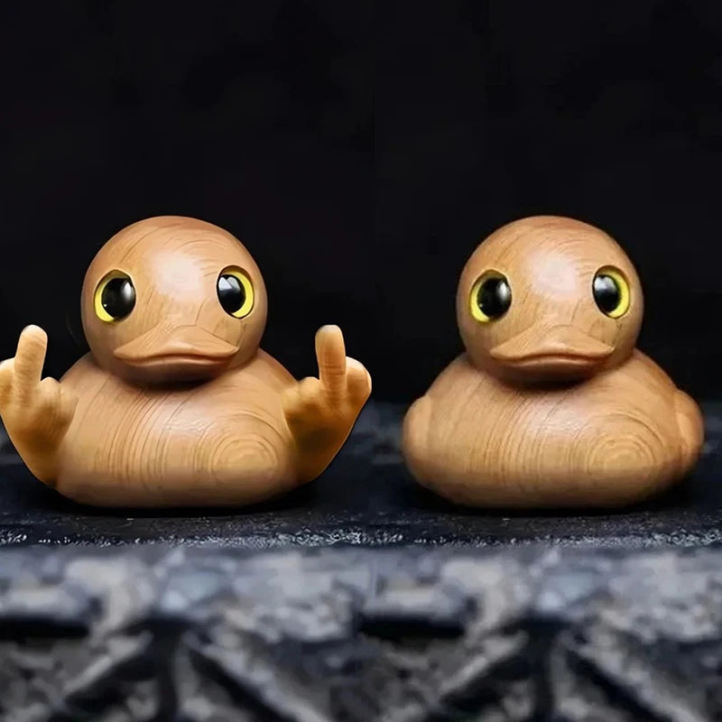 Handmade Wooden  Mini Duck